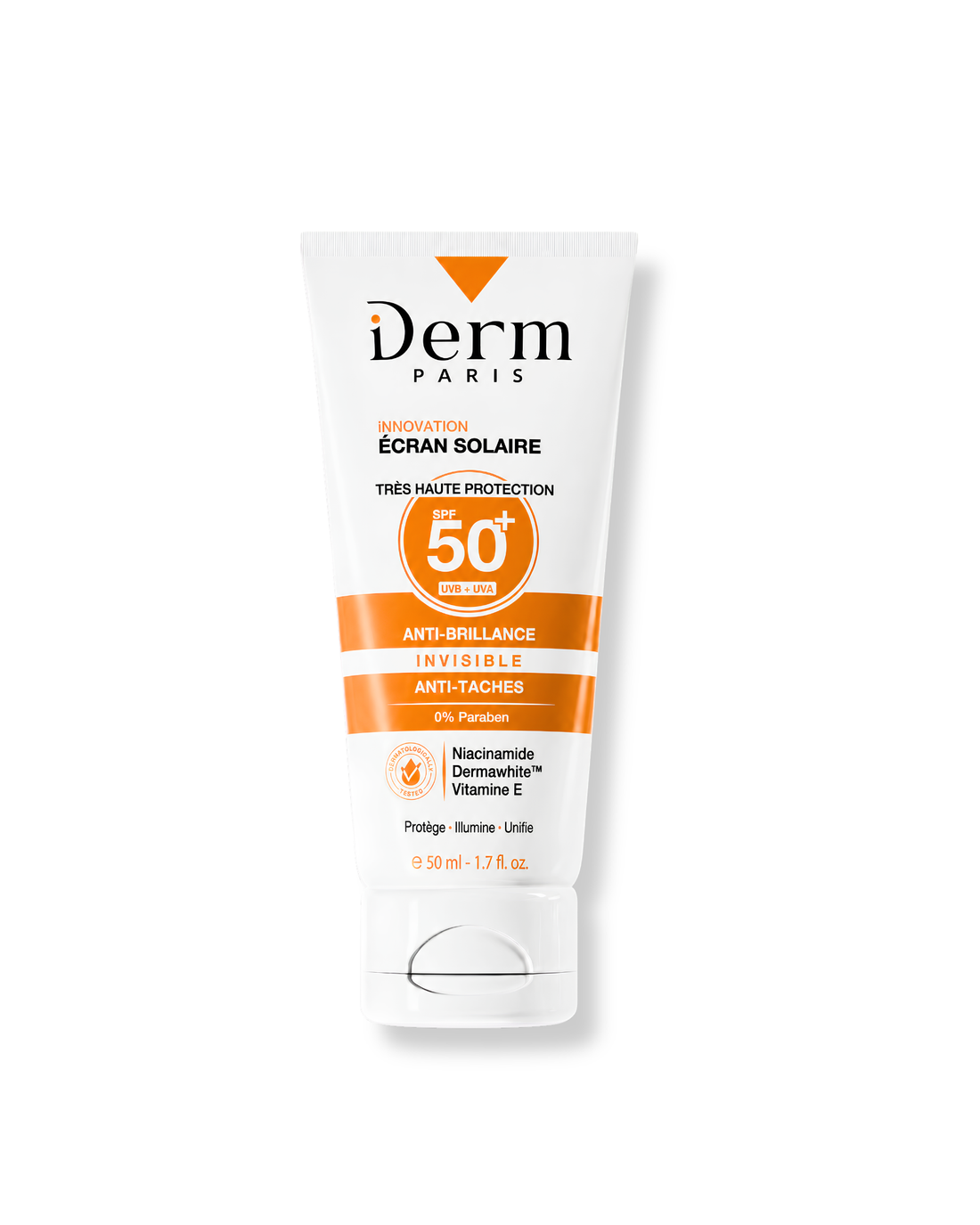 Écran Solaire SPF 50+ Invisible - Anti-Taches