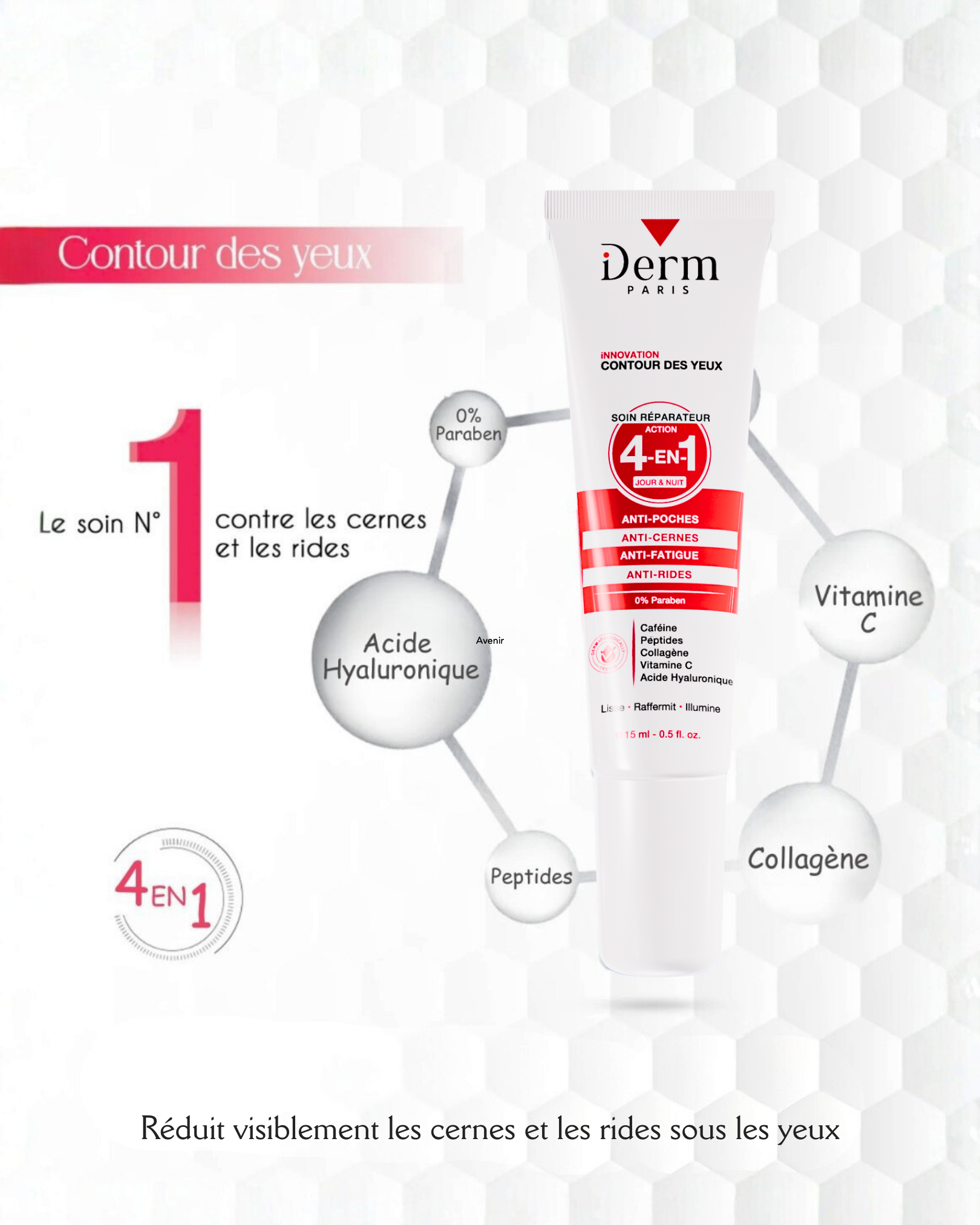 Contour des Yeux 4-en-1 Anti-Cernes - Anti-Rides