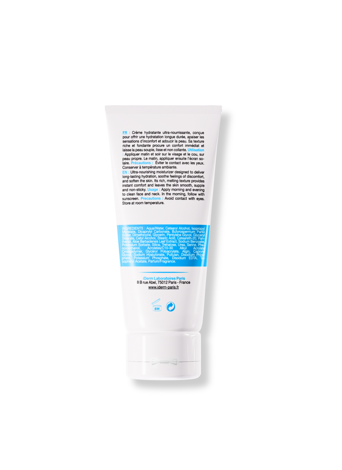 Crème Hydratante 48H Nourrissante - Réparatrice
