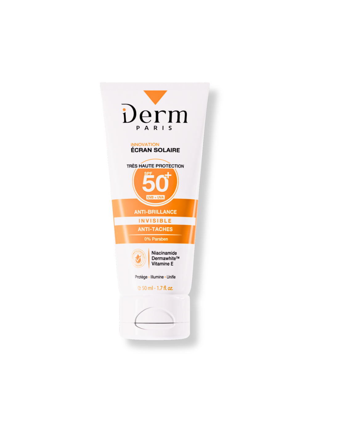 Écran Solaire SPF 50+ Invisible - Anti-Taches