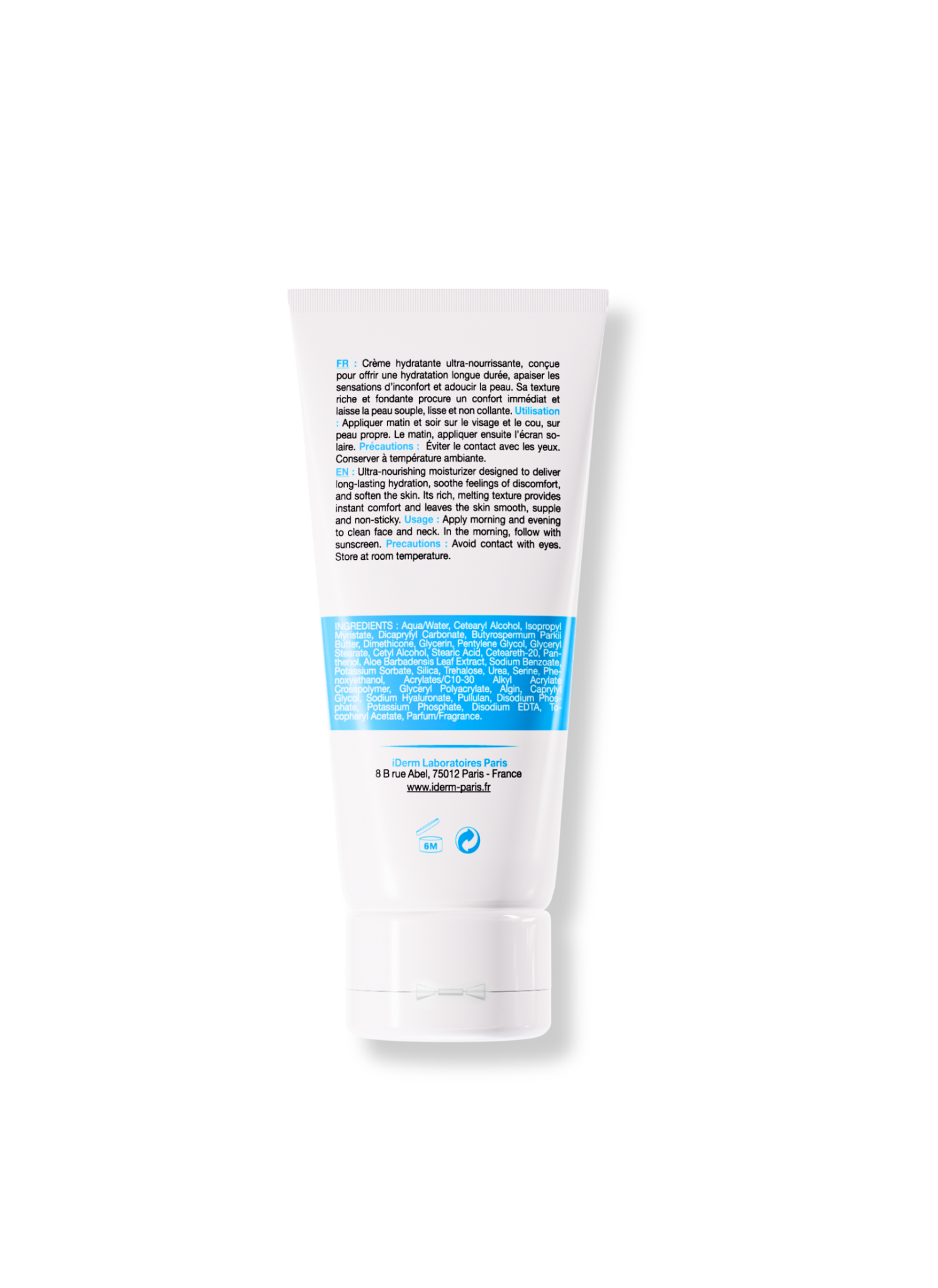 Crème Hydratante 48H Nourrissante - Réparatrice