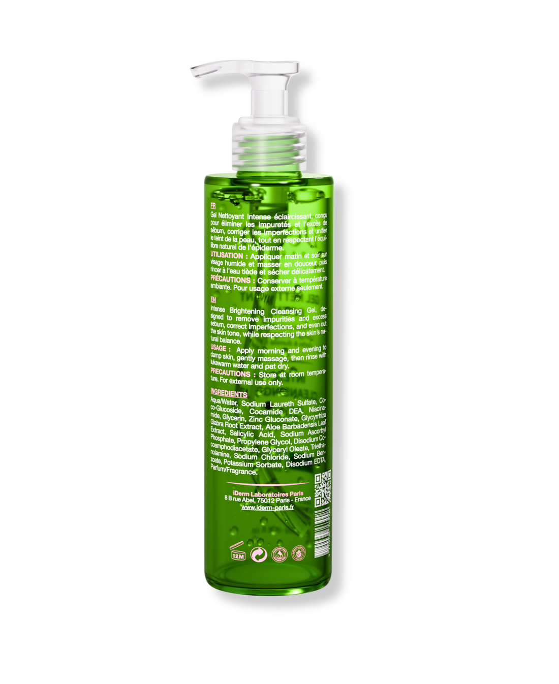 Gel Nettoyant Intense - Peaux Mixtes à Grasses