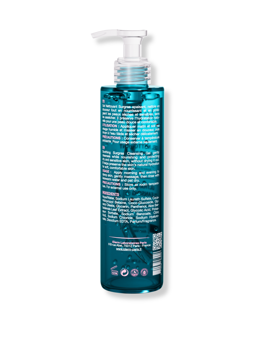 Gel Nettoyant Surgras - Peaux Normales à Sèches